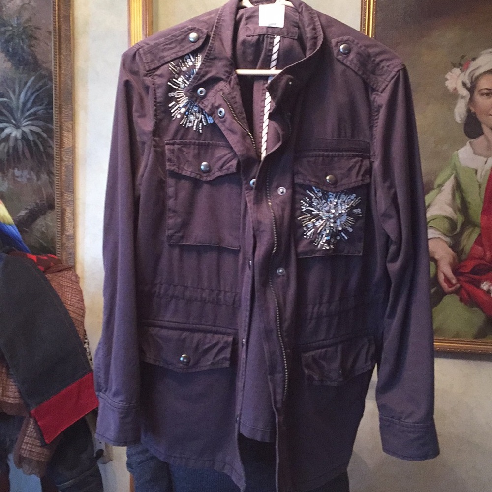 Gap jacket with embellished details